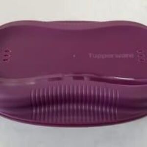 Tupperware Purple Breakfast Omelet Cooker #6996B-4 no inserts